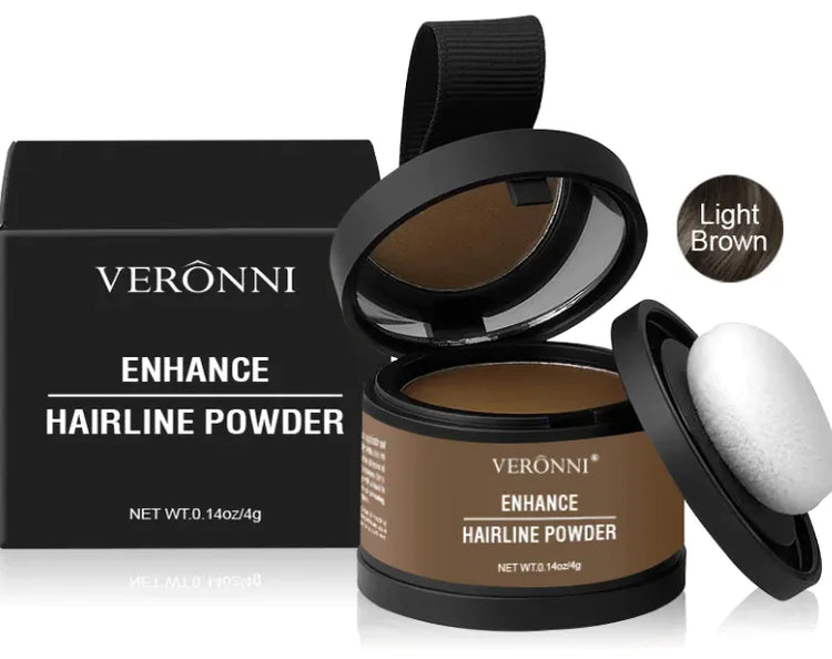 Compact Hair Filler Powder container with applicator for easy use